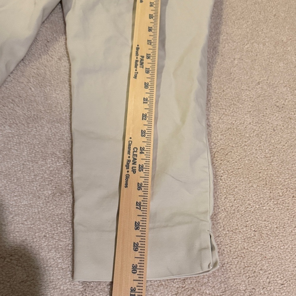 LOFT Cream Curvy Riviera Pants - Picture 7 of 9